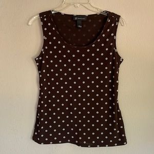 INC top polka dot